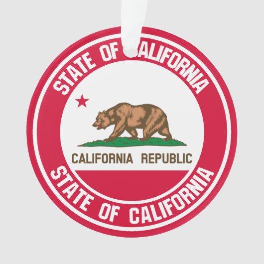 Emblème rond de Californie (devant)