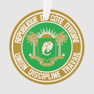 Emblème rond de Côte d'Ivoire