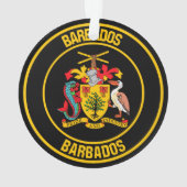 Emblème rond de la Barbade (dos)