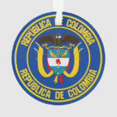 Emblème rond de la Colombie (dos)