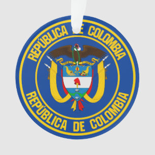 Emblème rond de la Colombie