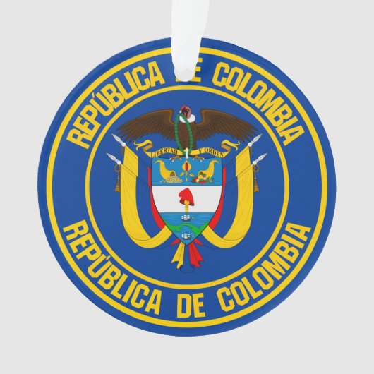 Emblème rond de la Colombie (devant)