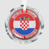 Emblème rond de la Croatie (dos)