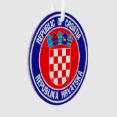 Emblème rond de la Croatie (devant)