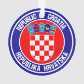 Emblème rond de la Croatie (dos)