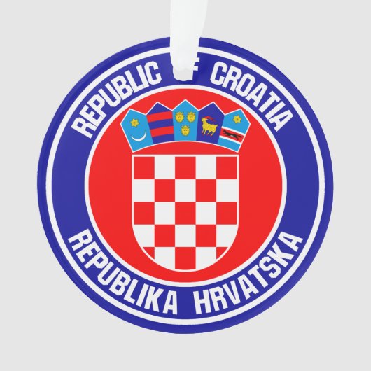 Emblème rond de la Croatie (devant)