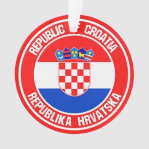 Emblème rond de la Croatie