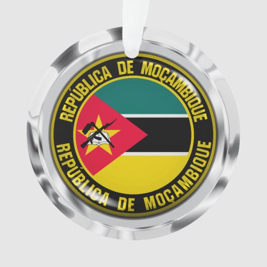 Emblème rond de la Mozambique (devant)