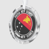 Emblème rond de la Papouasie-Nouvelle-Guinée (devant)