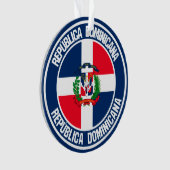 Emblème rond de la République Dominicaine (devant)