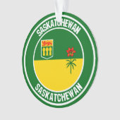 Emblème rond de la Saskatchewan (devant)