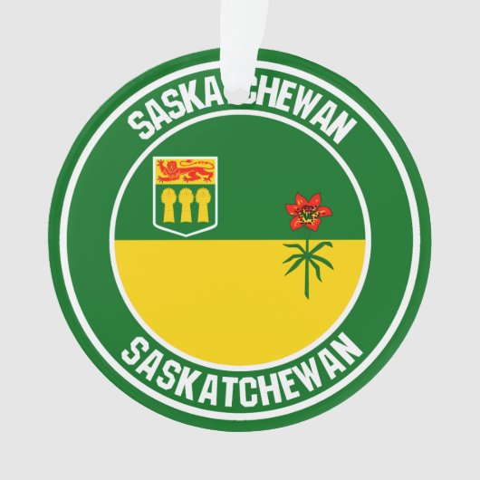 Emblème rond de la Saskatchewan (devant)