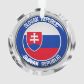 Emblème rond de la Slovaquie (dos)