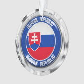 Emblème rond de la Slovaquie (devant)