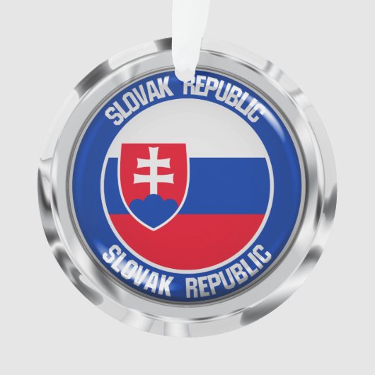 Emblème rond de la Slovaquie (devant)
