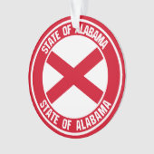 Emblème rond de l'Alabama (devant)
