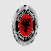 Emblème rond de l'Albanie (devant)