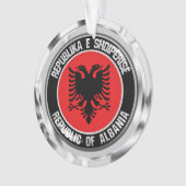Emblème rond de l'Albanie (devant)