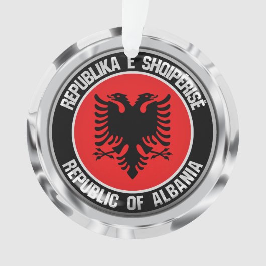 Emblème rond de l'Albanie (devant)