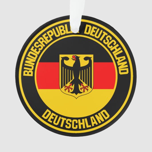 Emblème rond de l'Allemagne (devant)