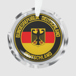 Emblème rond de l'Allemagne