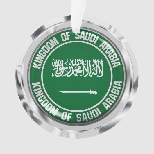 Emblème rond de l'Arabie Saoudite (devant)