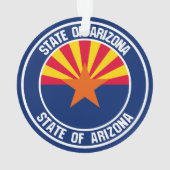 Emblème rond de l'Arizona (dos)