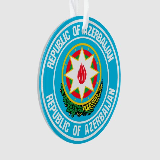 Emblème rond de l'Azerbaïdjan (devant)