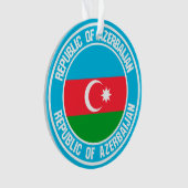 Emblème rond de l'Azerbaïdjan (devant)