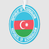 Emblème rond de l'Azerbaïdjan (devant)