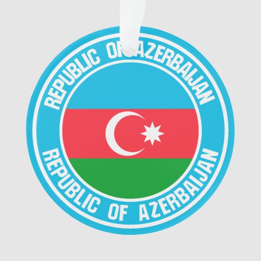 Emblème rond de l'Azerbaïdjan (devant)