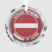 Emblème rond de Lettonie (dos)