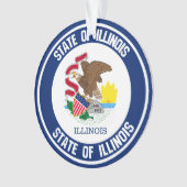 Emblème rond de l'Illinois (devant)