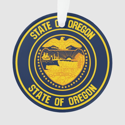 Emblème rond de l'Oregon (devant)