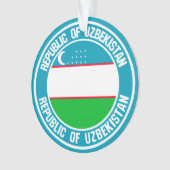 Emblème rond de l'Ouzbékistan (devant)