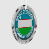 Emblème rond de l'Ouzbékistan (devant)