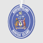 Emblème rond de Norfolk Island (devant)