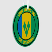 Emblème rond de Saint-Vincent-et-les-Grenadines (devant)