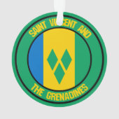 Emblème rond de Saint-Vincent-et-les-Grenadines (dos)