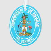 Emblème rond des Bahamas (devant)