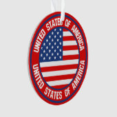 Emblème rond des États-Unis (devant)
