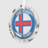 Emblème rond des îles Féroé (devant)