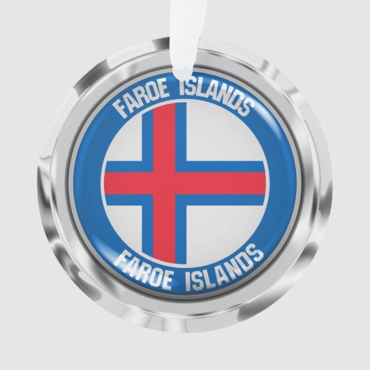 Emblème rond des îles Féroé (devant)