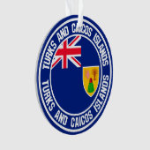 Emblème rond des îles Turques et Caïques (devant)