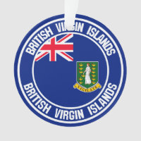 Emblème rond des îles Vierges britanniques