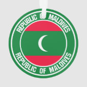 Emblème rond des Maldives (dos)