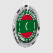 Emblème rond des Maldives (devant)