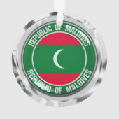 Emblème rond des Maldives (dos)