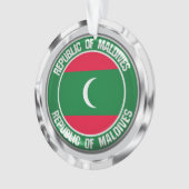 Emblème rond des Maldives (devant)