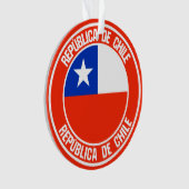 Emblème rond du Chili (devant)